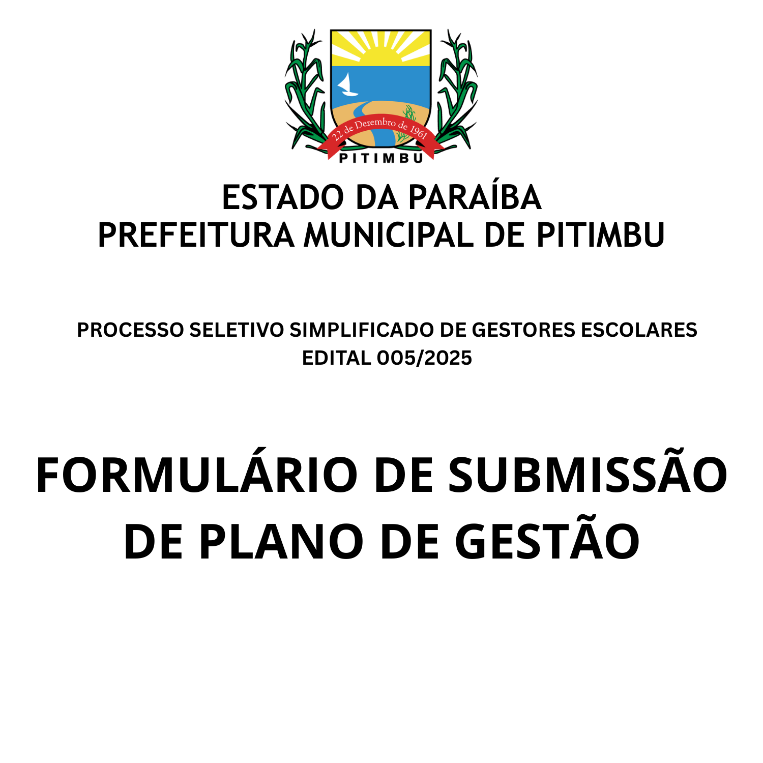 Formulário de Submissão