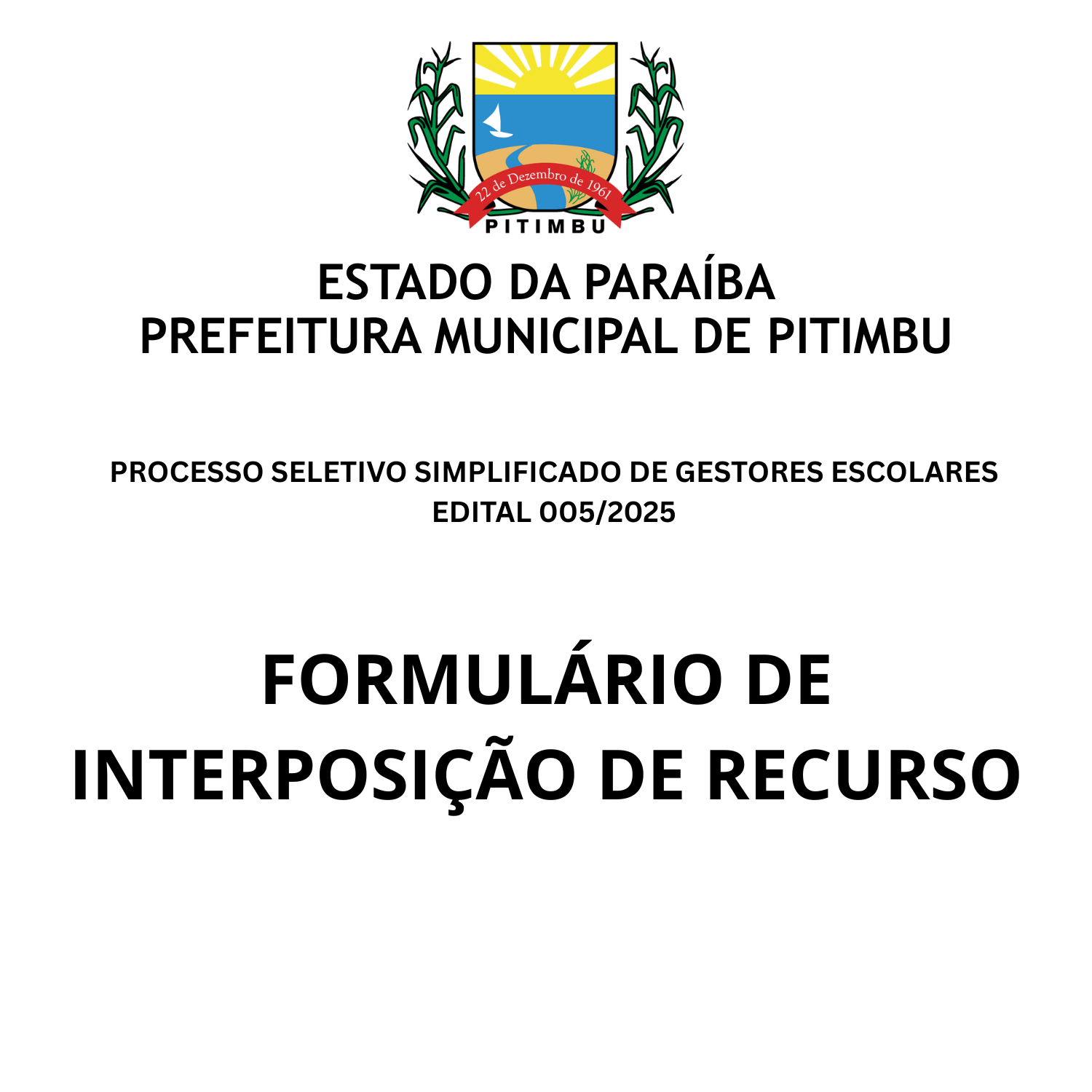 Formulário Geral